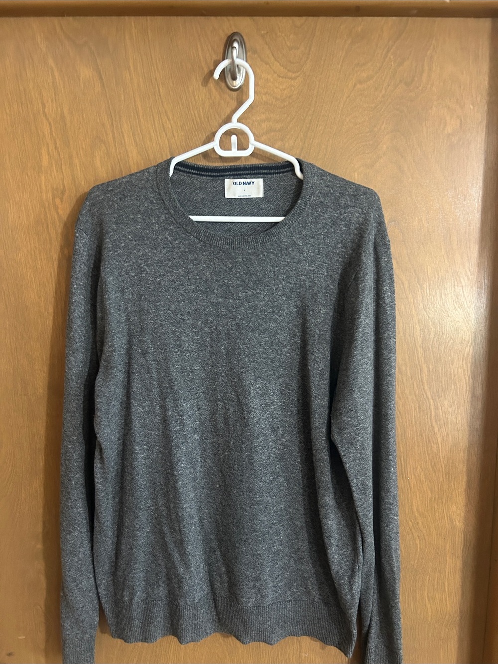 Old Navy Men's Crewneck Sweater - Charcoal Gray